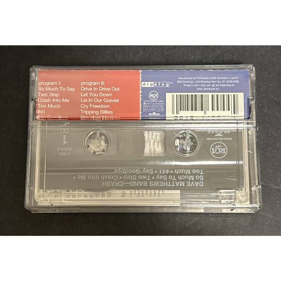Dave Matthews Band Crash 1996 Original Cassette Tape RCA Insert Crash Into Me - Picture 2 of 7